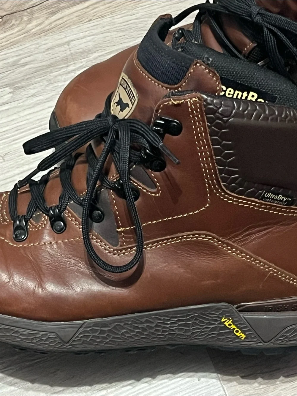 Red Wing Irish Setter Canyons Hiking Boots Mens Sz 11 Brown Leather Vibram 2857